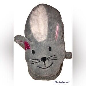 Holiday Style Shoe Size 7-3 Kids Snow Bunny Slipper Socks NEW